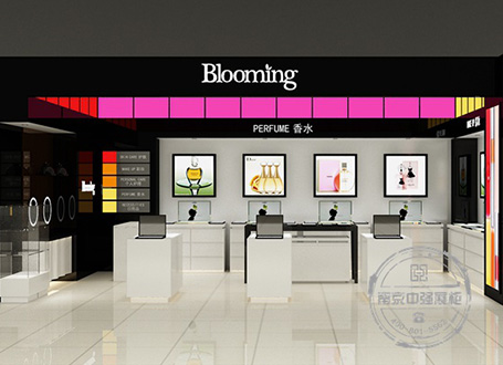 宿遷中央商場Blooming化妝品展柜